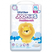 Подгузники-трусики Joonies Premium Soft XL 12-17кг,38шт, NEW